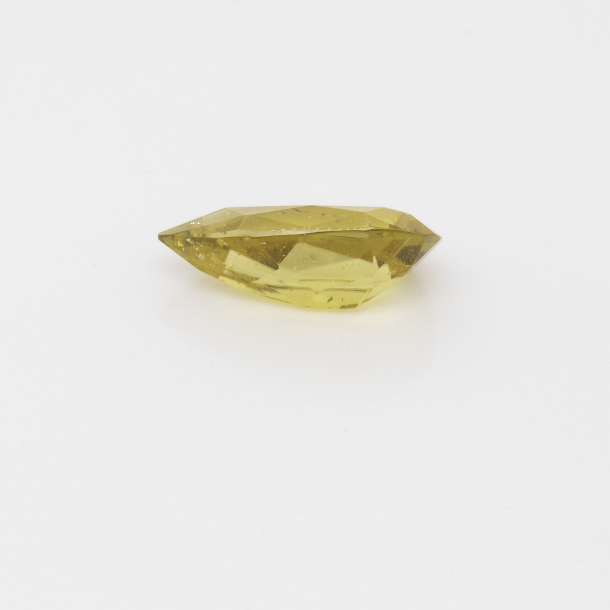Turmalin - gelb, birnform, 8,7x4,9 mm, 0,78 ct, Nr. TR101331