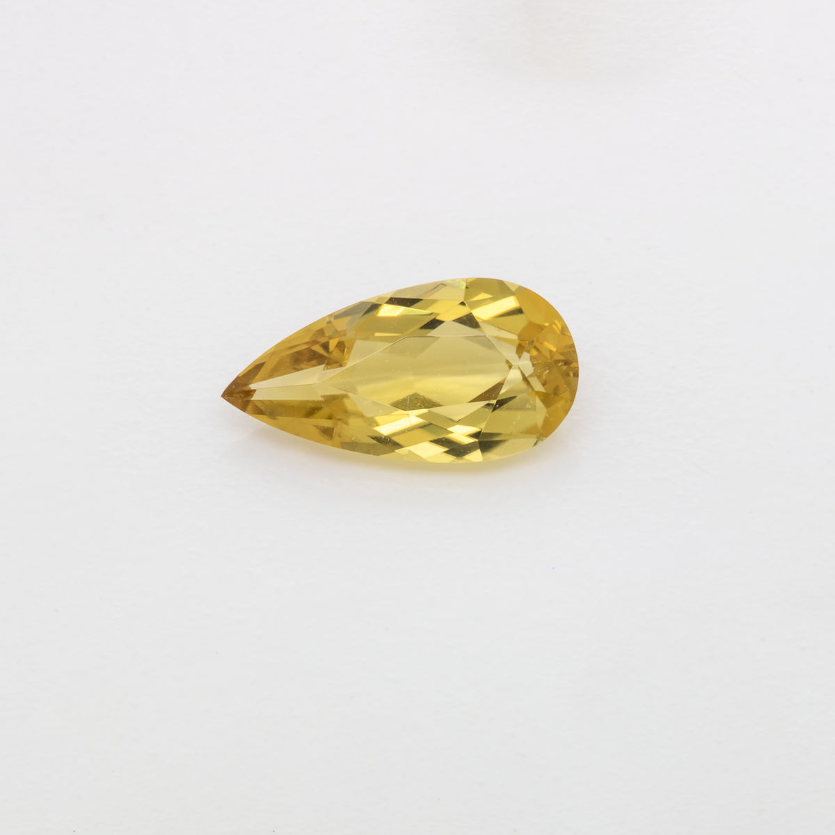 Tourmaline - yellow, pear, 10x5 mm, 1.03 ct, No. TR101332