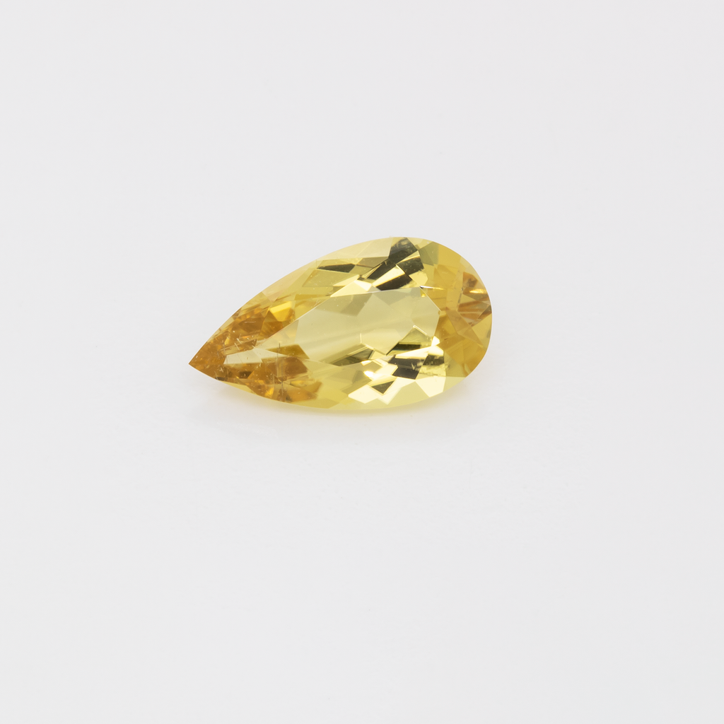 Tourmaline - yellow, pear, 11x6 mm, 1.46 ct, No. TR101334