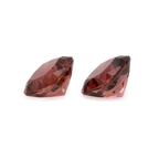 Tourmaline Pair - red, cushion, 11.8x11.8 mm, 13.81 ct, No. TR99001