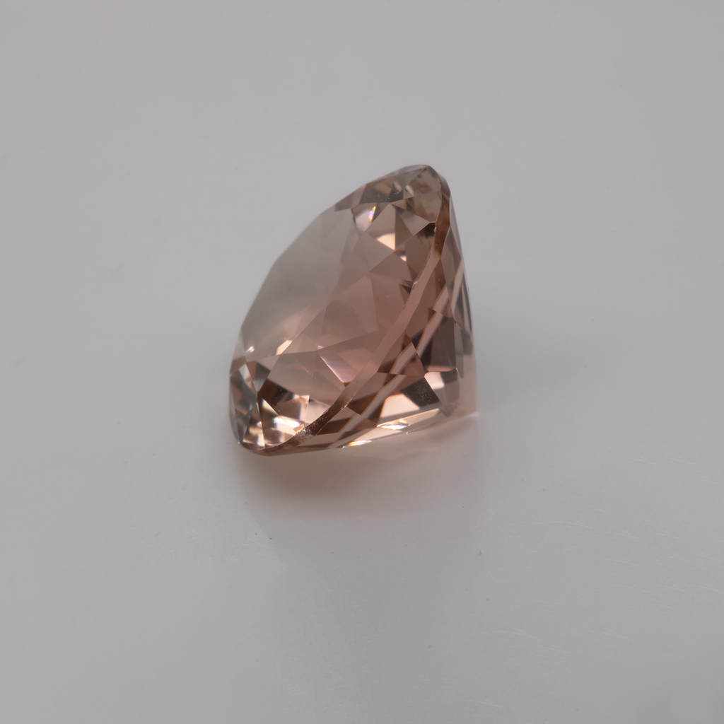 Turmalin - cognac, rund, 11,5x11,5 mm, 5,69 ct, Nr. TR991010