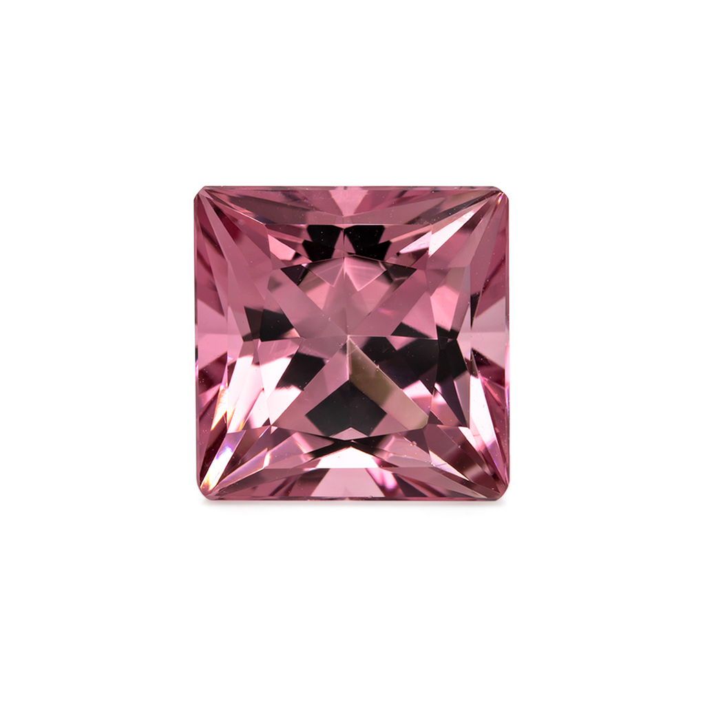 Tourmaline - light pink, rectangle, 10x10 mm, 4.88 ct, No. TR991015