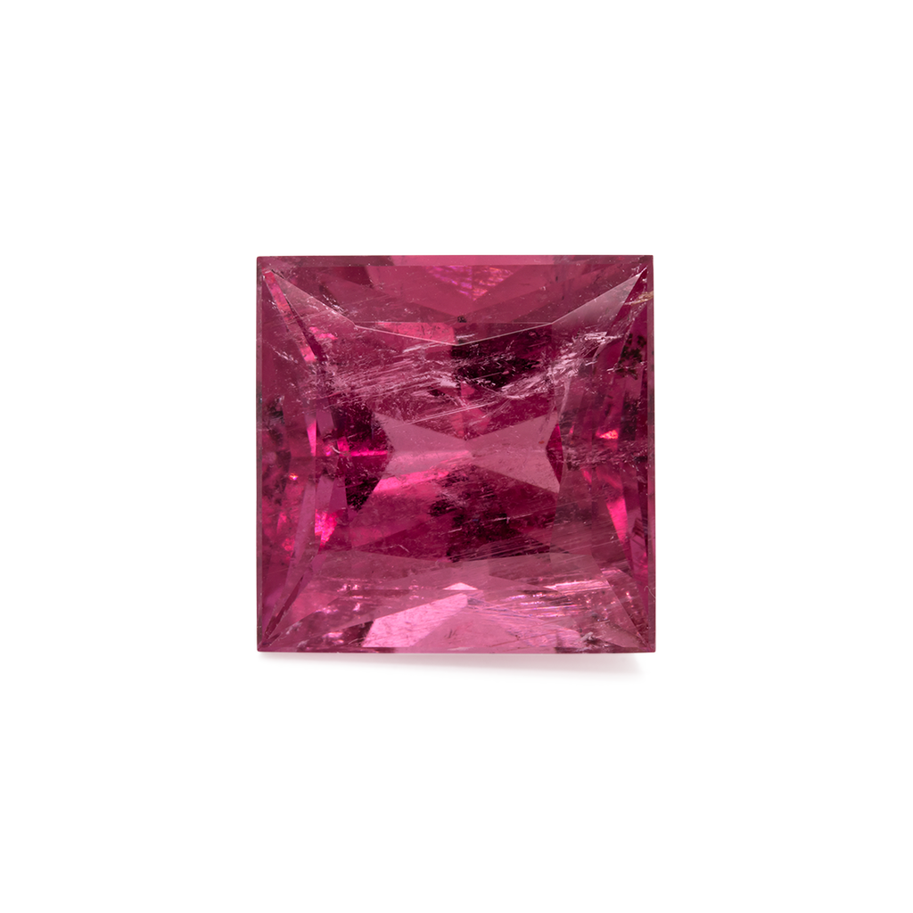 Tourmaline - pink/red, rectangle, 14x14 mm, 13.89 ct, No. TR991016