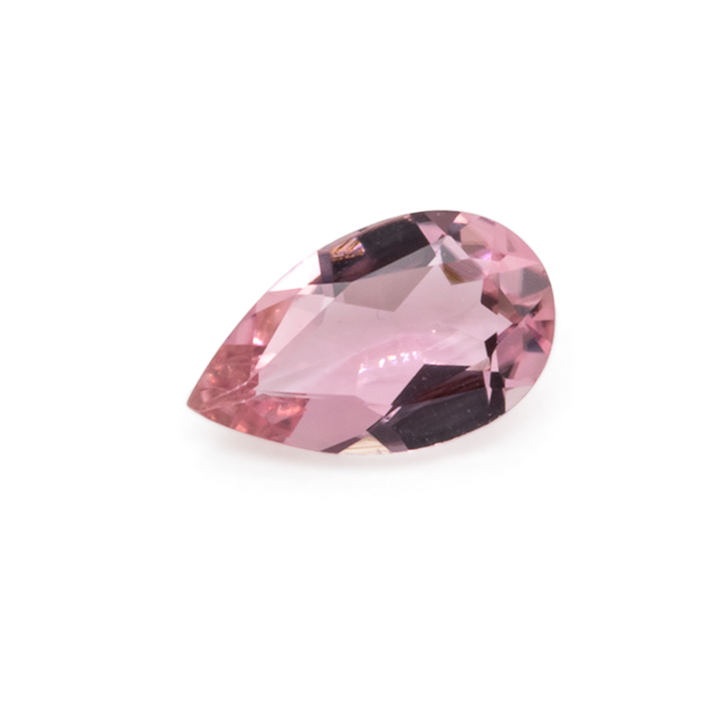 Tourmaline - light pink, pear, 5x3 mm, 0.14-0.17 ct, No. TR991024