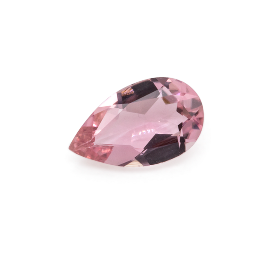 Tourmaline - light pink, pear, 5x3 mm, 0.14-0.17 ct, No. TR991024