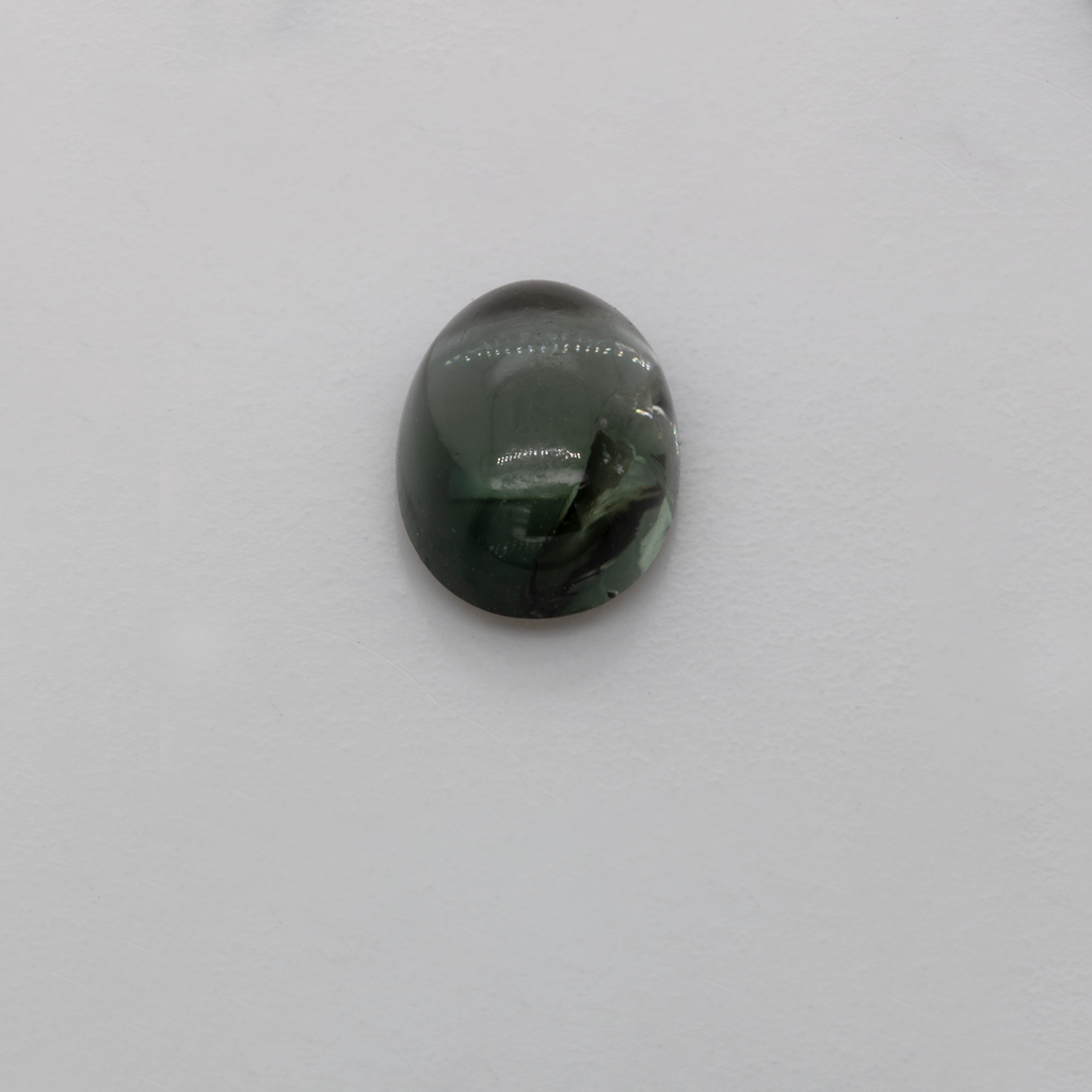 Turmalin - grau, oval, 7,9x5,8 mm, 1,48 ct, Nr. TR99102