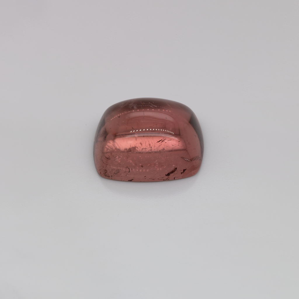 Tourmaline - light pink, cushion, 20.9x18.1 mm, 33.35 ct, No. TR991034