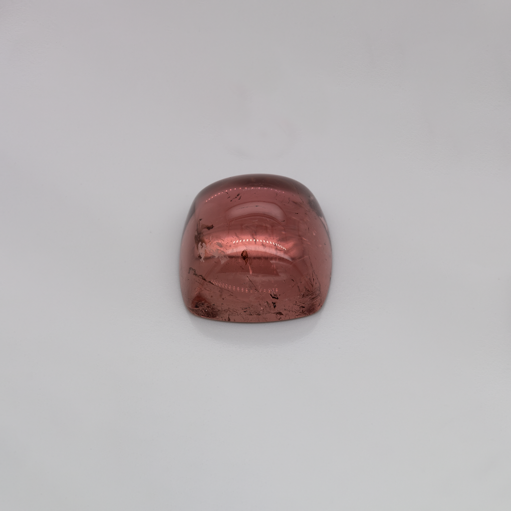 Tourmaline - light pink, cushion, 20.9x18.1 mm, 33.35 ct, No. TR991034