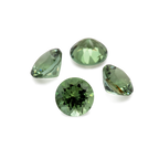Turmalin - grün, rund, 4x4 mm, 0.25 - 0.28 ct, Nr. TR991048