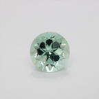 Turmalin - grün, rund, 6.5x6.5 mm, 0.97 ct, Nr. TR991055