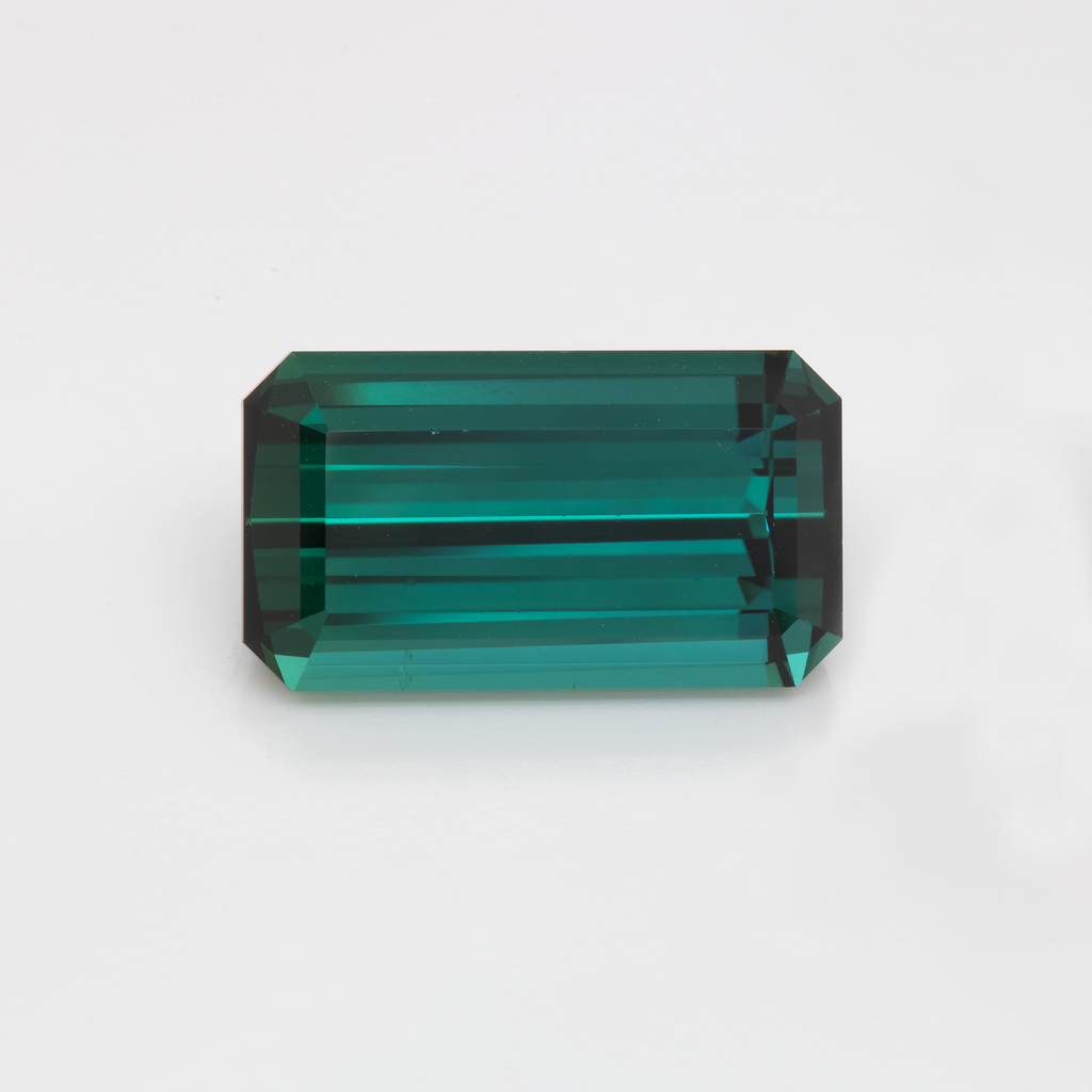 Tourmaline - green, octagon, 16.6x9.3 mm, 9.57 ct, No. TR991065