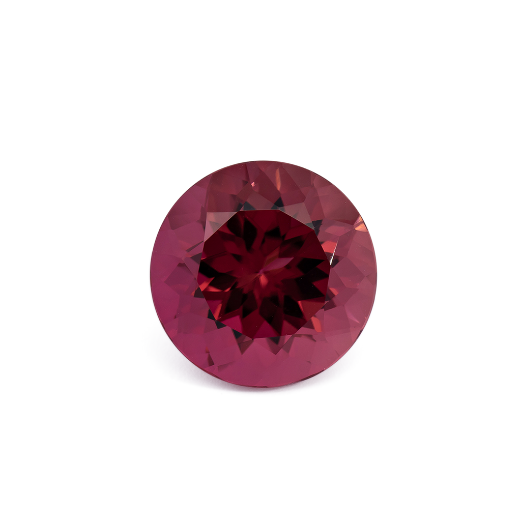 Tourmaline - red, round, 14.2x14.2 mm, 11.00 ct, No. TR991066