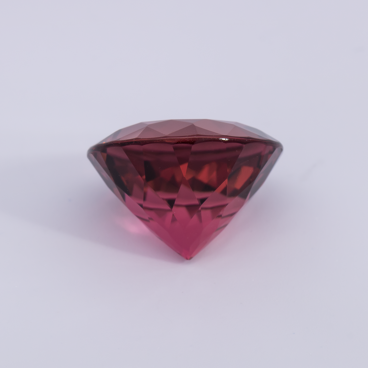 Tourmaline - red, round, 14.2x14.2 mm, 11.00 ct, No. TR991066