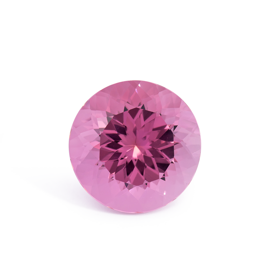 Tourmaline - light pink, round, 14x14 mm, 10.59 ct, No. TR991067