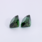 Tourmaline Pair - green, cushion, 10x9 mm, 8.13 ct, No. TR991071