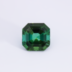 Turmalin - grün, asscher, 11x11 mm, 5.69 ct, Nr. TR991072