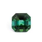 Turmalin - grün, asscher, 11x11 mm, 5.69 ct, Nr. TR991072