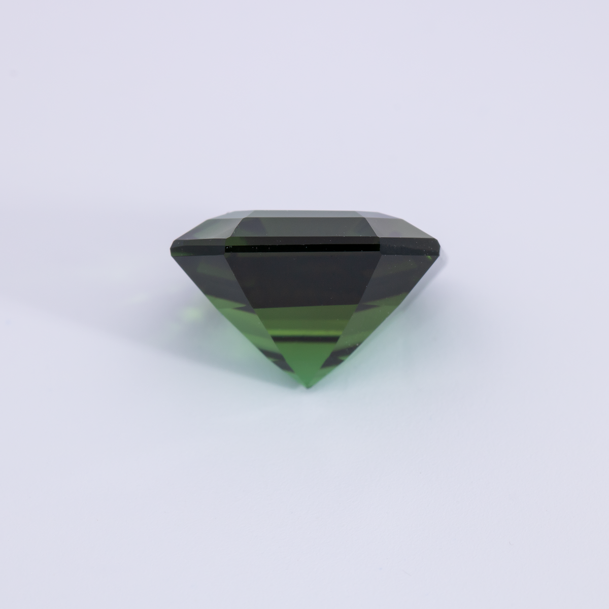 Turmalin - grün, asscher, 11x11 mm, 5.69 ct, Nr. TR991072