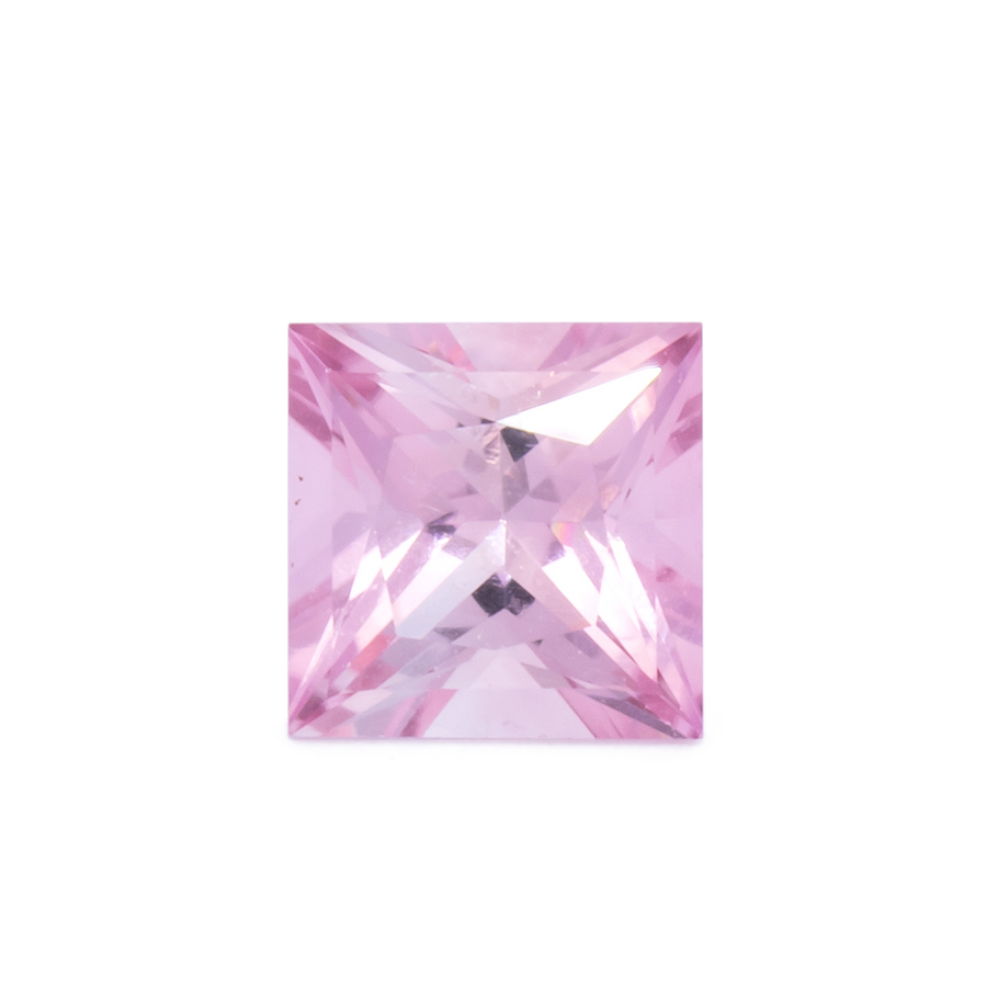 Tourmaline - light pink, rectangle, 5x5 mm, 0.56 - 0.60 ct, No. TR991075