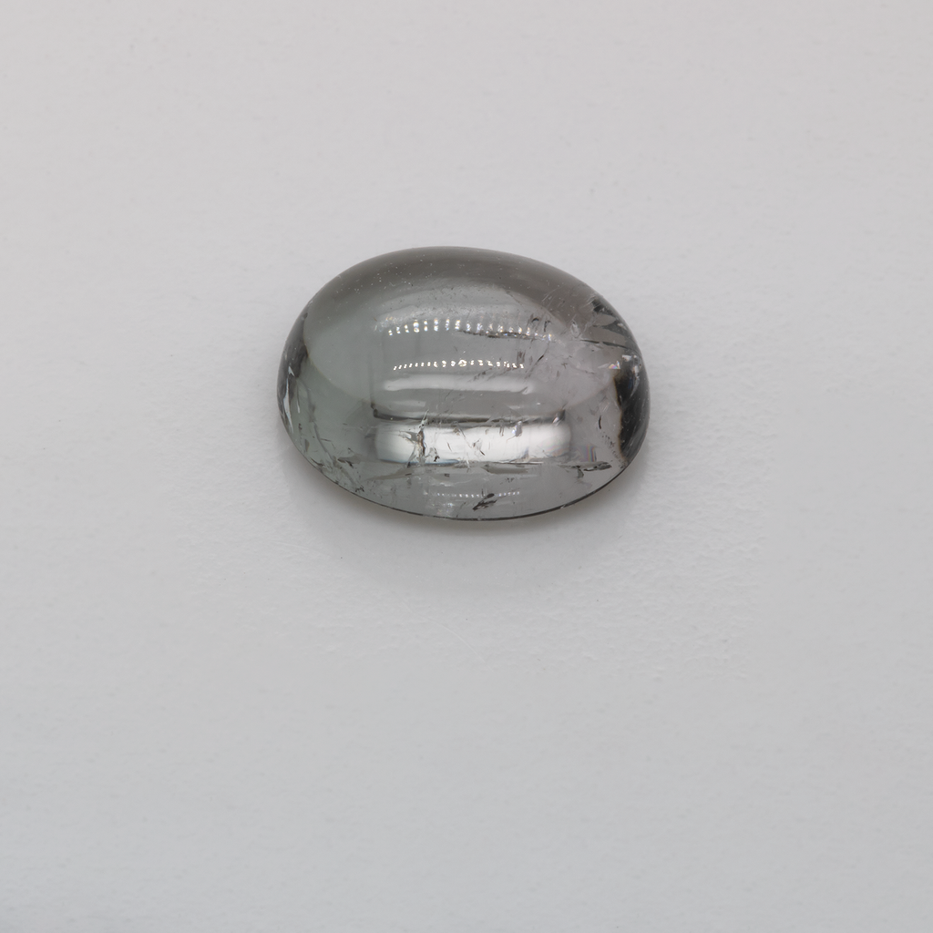 Turmalin - grau, oval, 8,7x7mm, 2,11 ct, Nr. TR99107