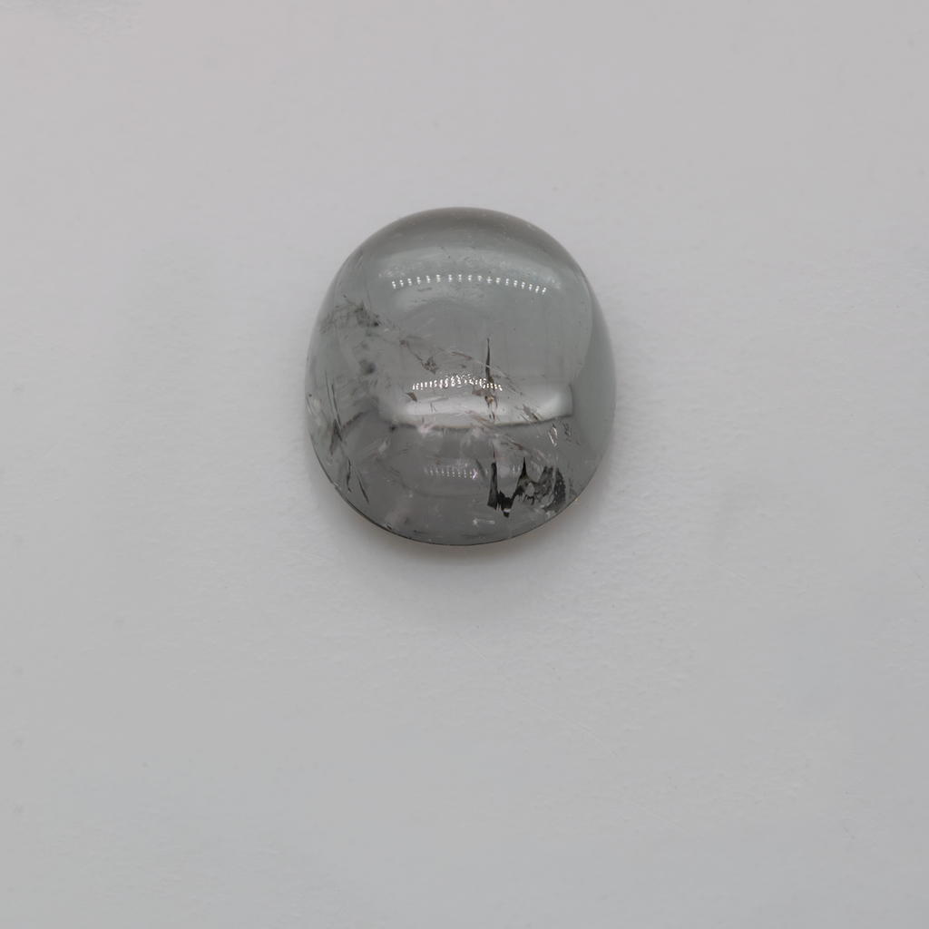 Turmalin - grau, oval, 8,7x7mm, 2,11 ct, Nr. TR99107