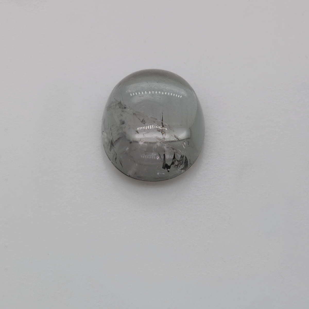Turmalin - grau, oval, 8,7x7mm, 2,11 ct, Nr. TR99107
