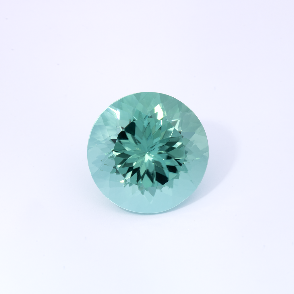 Tourmaline - green, round, 16x16 mm, 14.64 ct, No. TR991086