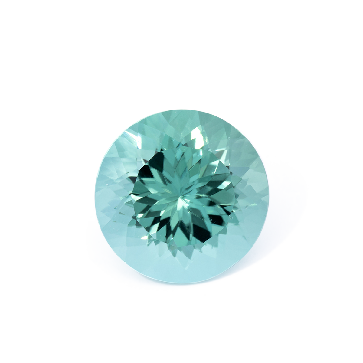 Tourmaline - green, round, 16x16 mm, 14.64 ct, No. TR991086