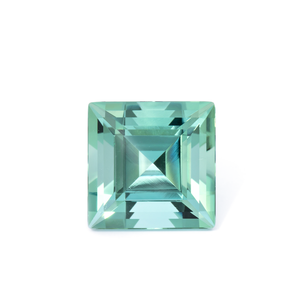 Tourmaline - green, rectangle, 12.3x12.3 mm, 9.05 ct, No. TR991088