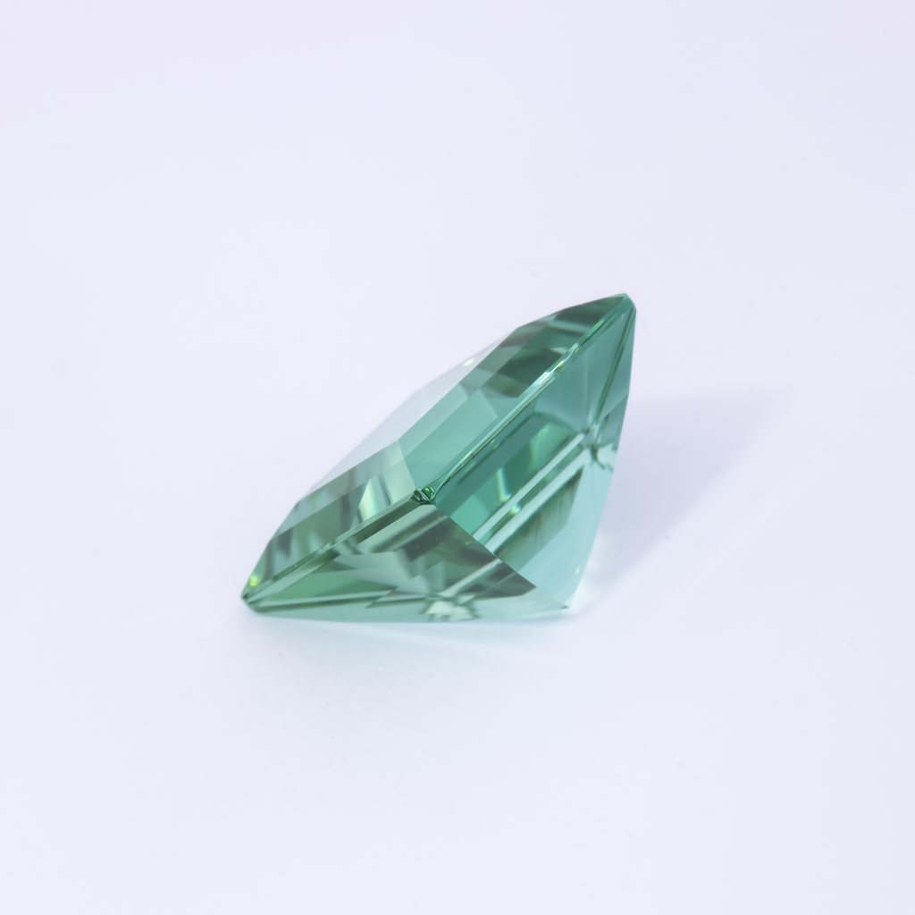 Tourmaline - green, rectangle, 12.3x12.3 mm, 9.05 ct, No. TR991088