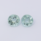 Tourmaline Pair - green, round, 4.5x4.5 mm, 0.71 ct, No. TR991089