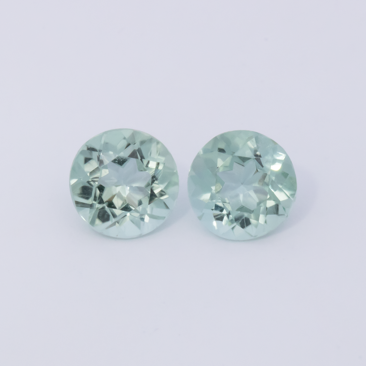Tourmaline Pair - green, round, 4.5x4.5 mm, 0.71 ct, No. TR991089