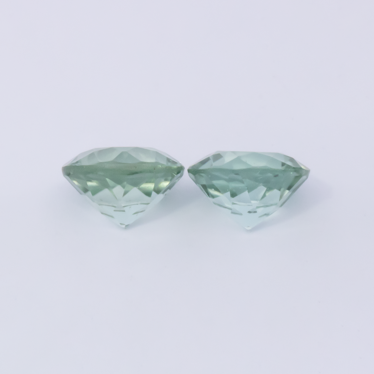 Tourmaline Pair - green, round, 4.5x4.5 mm, 0.71 ct, No. TR991089