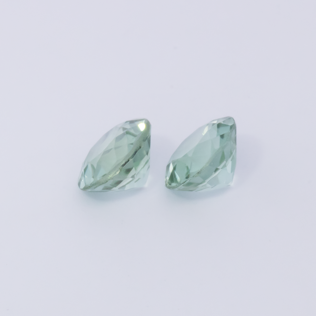 Tourmaline Pair - green, round, 4.5x4.5 mm, 0.71 ct, No. TR991089