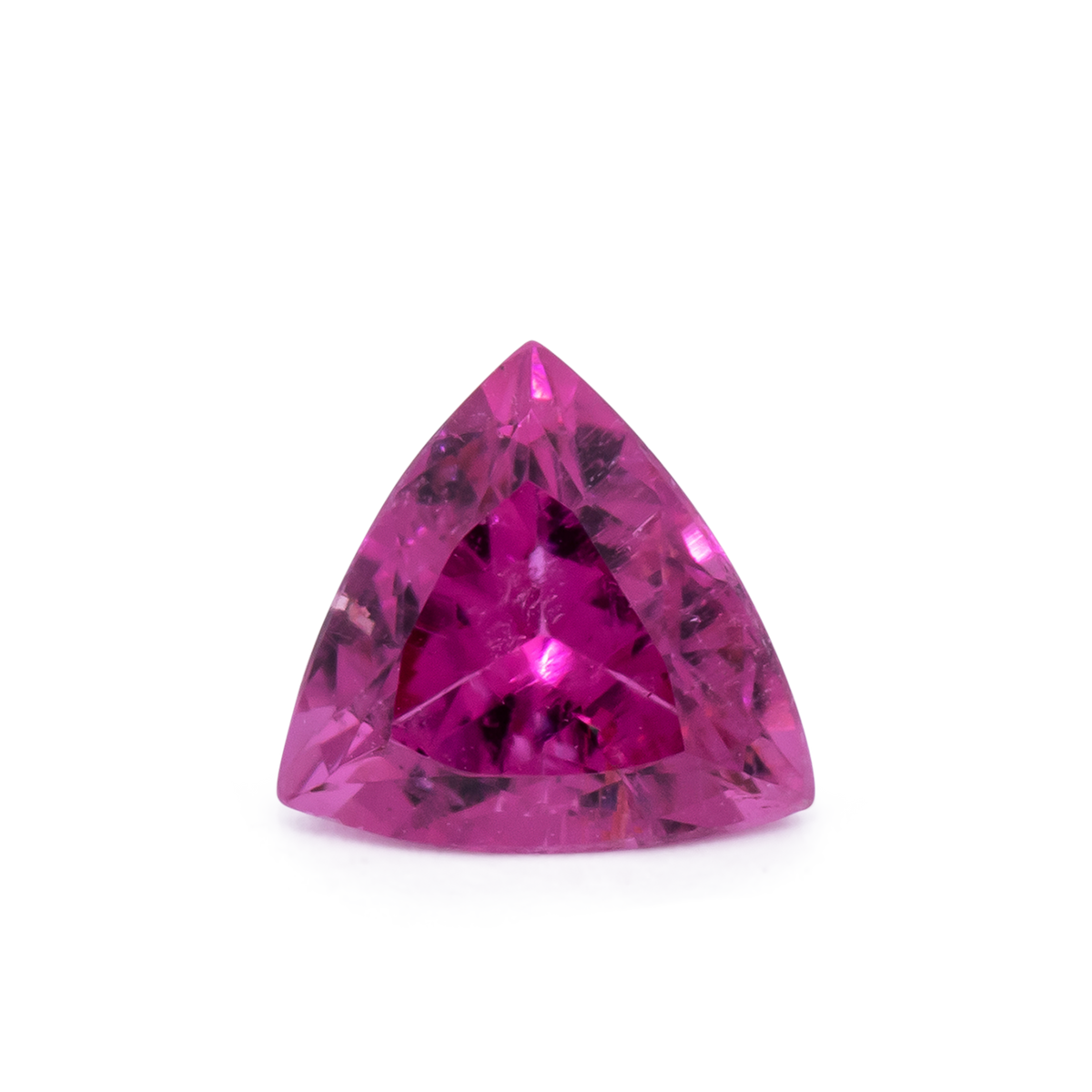 Tourmaline - light pink, trillion, 5.9x5.9 mm, 0.66 ct, No. TR991095