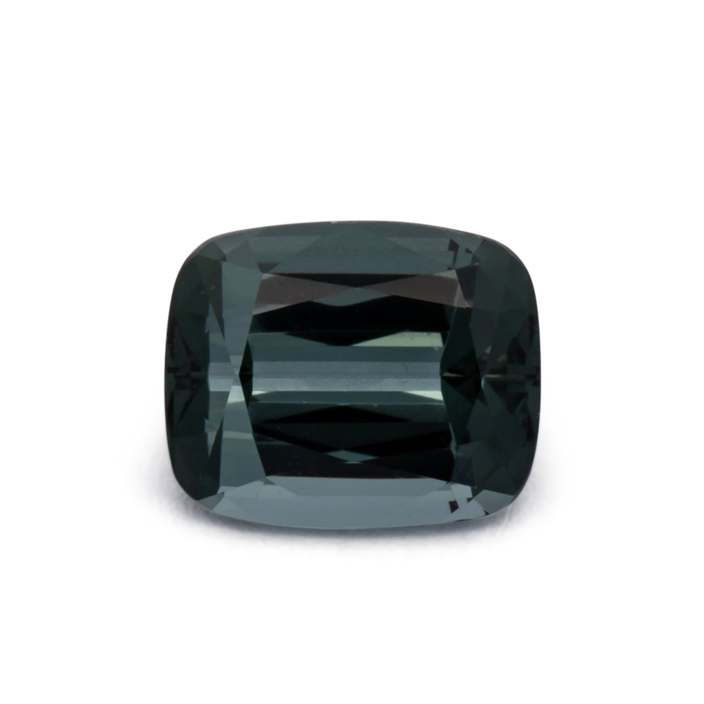 Tourmaline - gray, cushion, 7.6x6.2 mm, 1.54 ct, No. TR991114