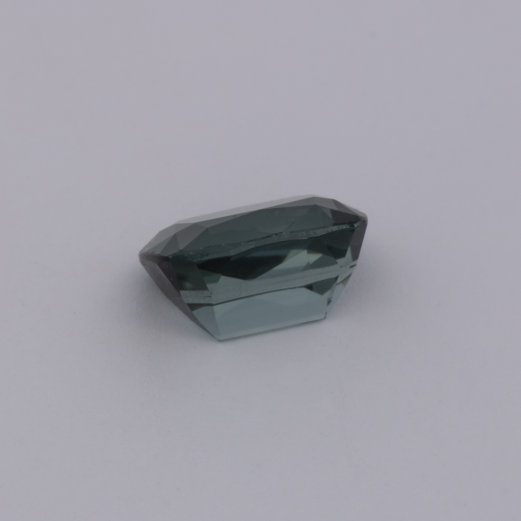 Tourmaline - gray, cushion, 7.6x6.2 mm, 1.54 ct, No. TR991114