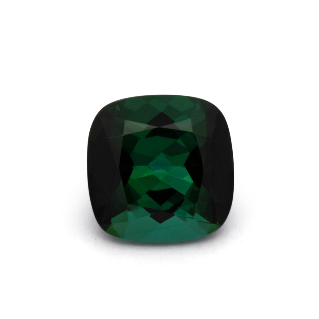 Tourmaline - green, cushion, 8x8 mm, 2.42 ct, No. TR991115