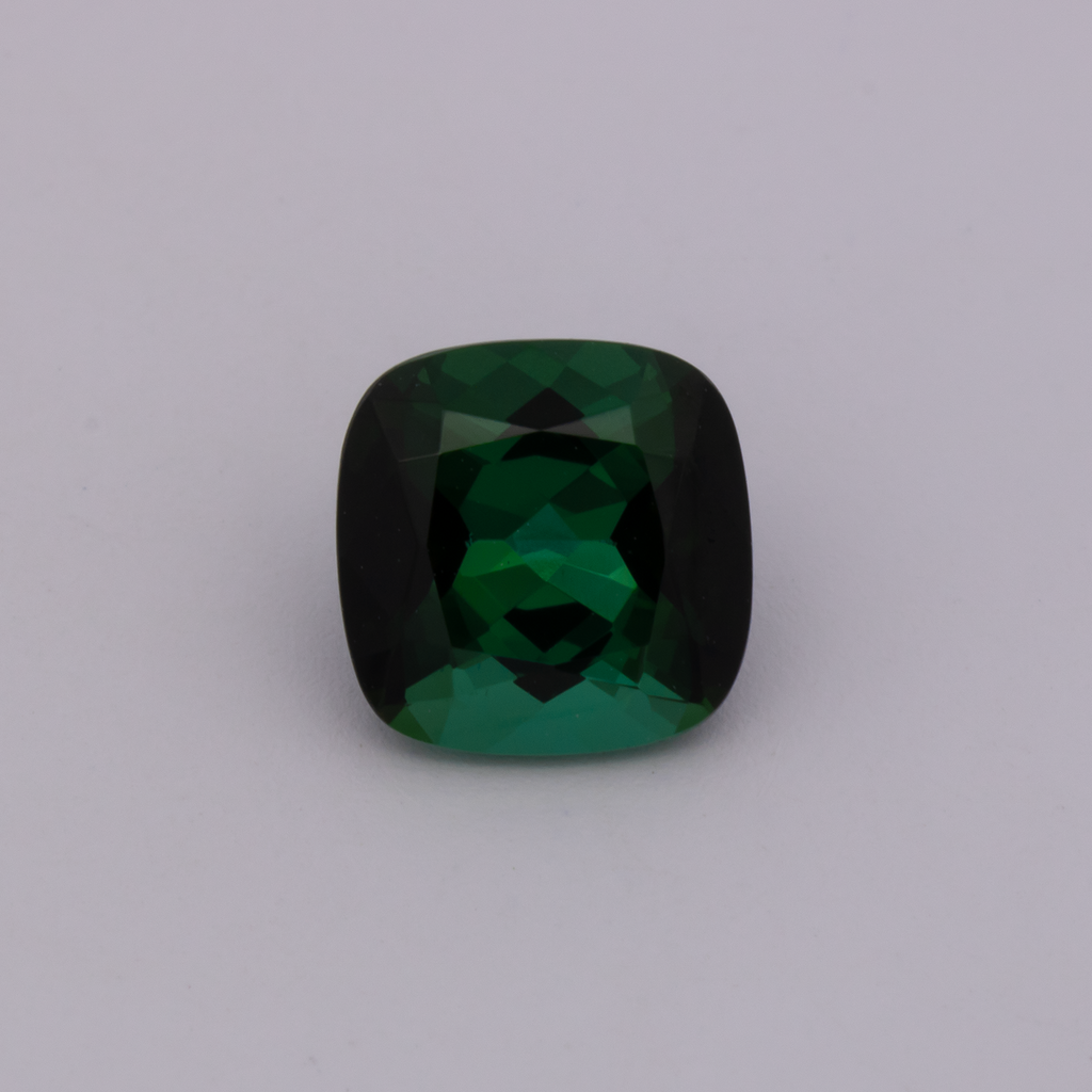 Tourmaline - green, cushion, 8x8 mm, 2.42 ct, No. TR991115