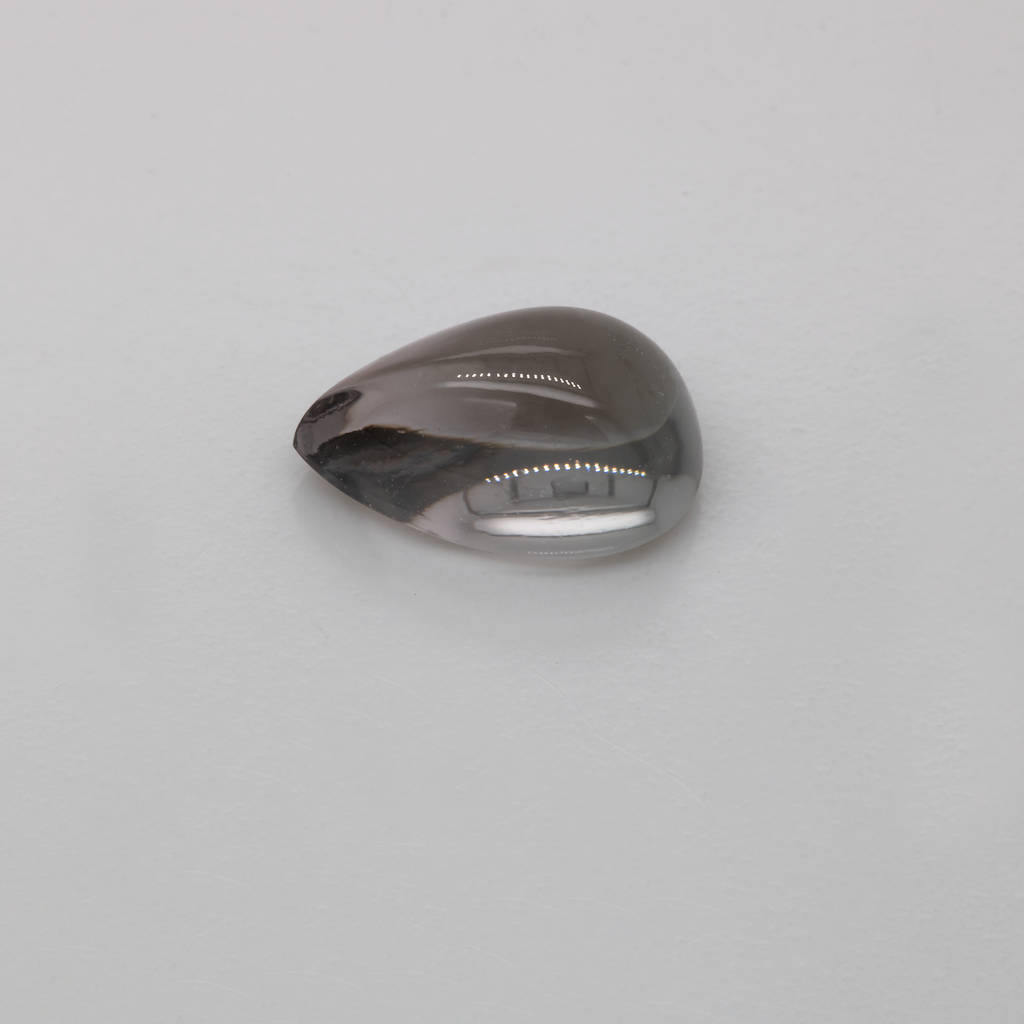 Tourmaline - gray, pear, 8.4x5.2 mm, 1.46 ct, No. TR99111