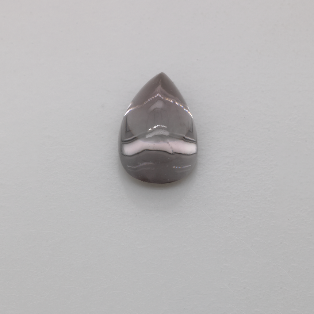 Tourmaline - gray, pear, 8.4x5.2 mm, 1.46 ct, No. TR99111