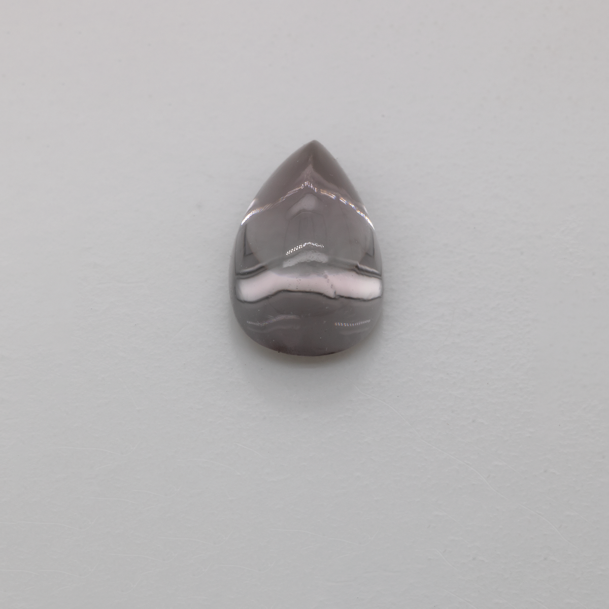 Tourmaline - gray, pear, 8.4x5.2 mm, 1.46 ct, No. TR99111