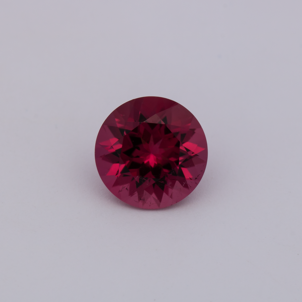 Turmalin - rot, rund, 8x8 mm, 1.79 ct, Nr. TR991124