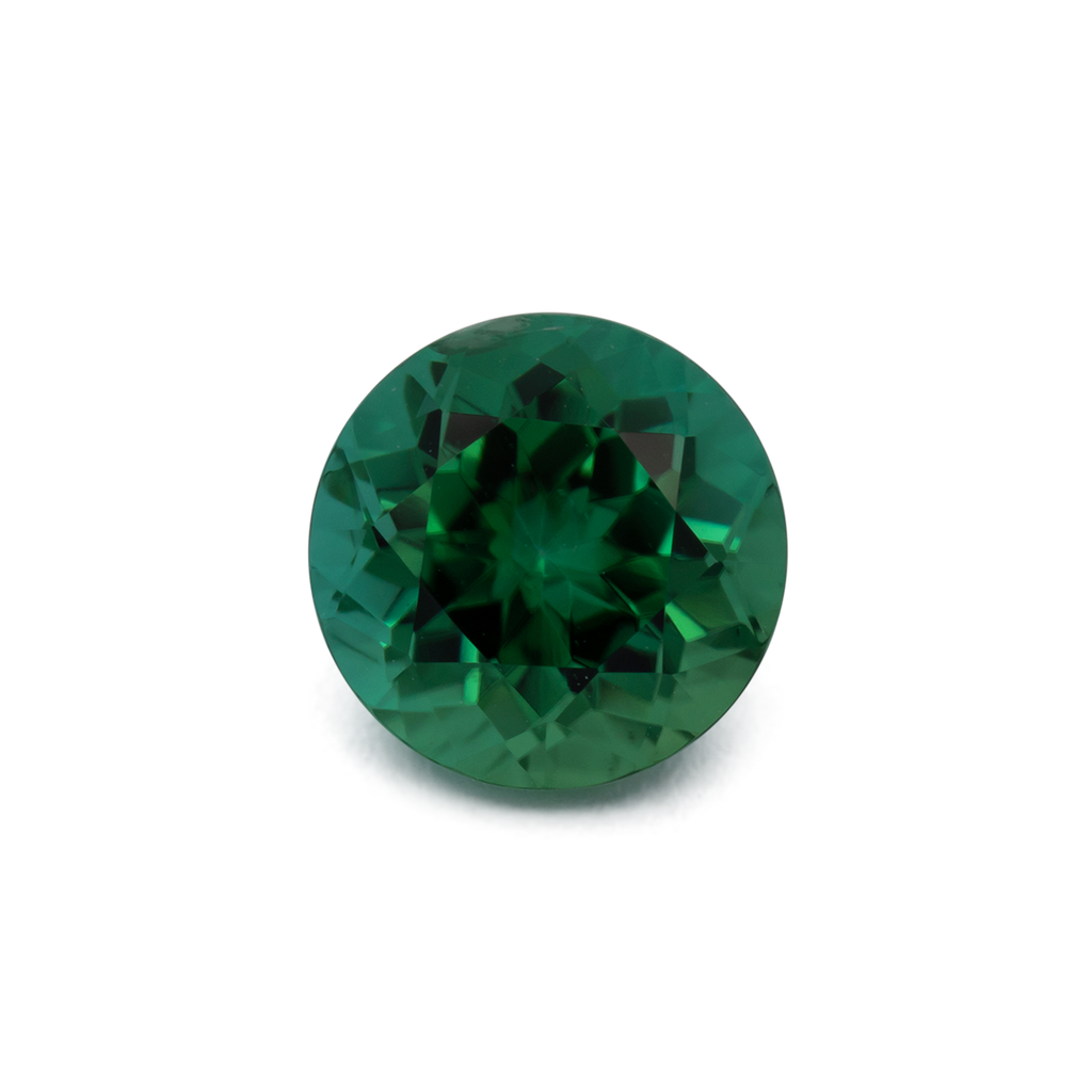 Tourmaline - green, round, 7.1x7.1 mm, 1.62 ct, No. TR991131