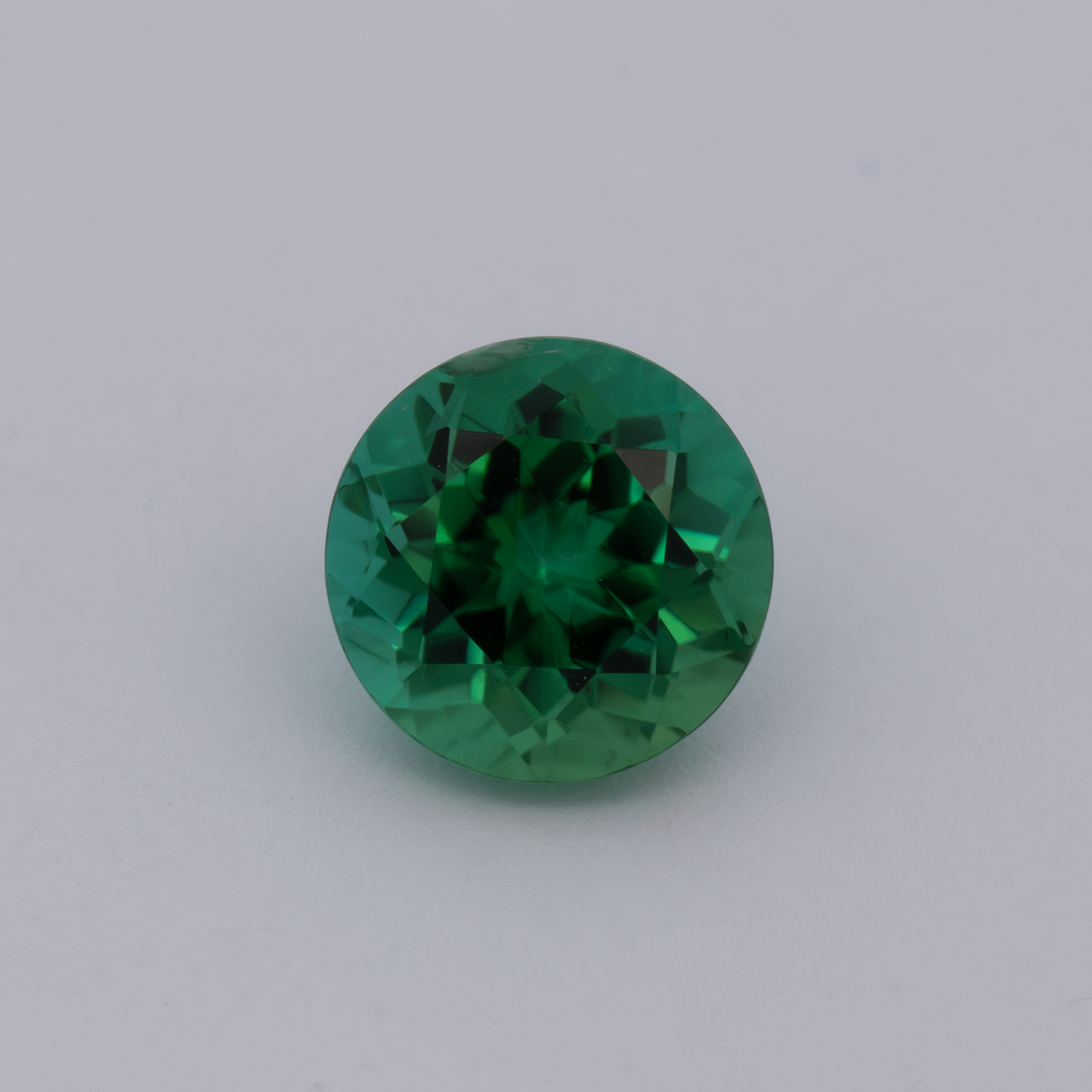 Tourmaline - green, round, 7.1x7.1 mm, 1.62 ct, No. TR991131