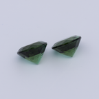 Tourmaline Pair - green, round, 8x8 mm, 3.86 ct, No. TR991138