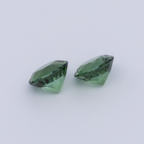 Tourmaline Pair - green, round, 6.5x6.5 mm, 2.09 ct, No. TR991139
