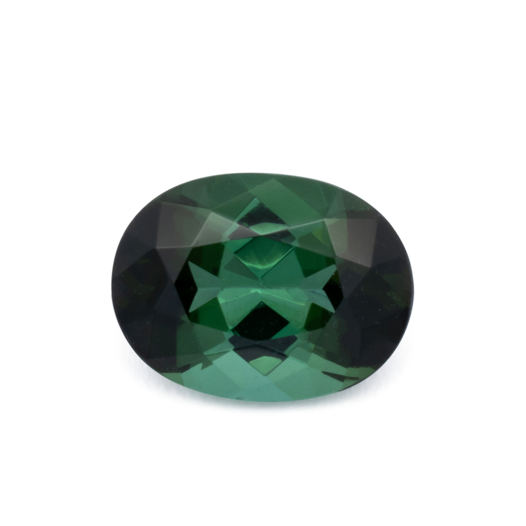 Tourmaline - green, oval, 8.1x6.1 mm, 1.28 ct, No. TR991140