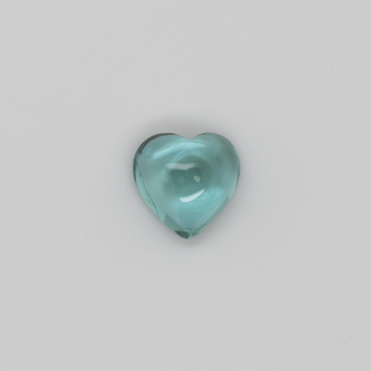 Tourmaline - green, heart, 7.1x7 mm, 1.30 ct, No. TR991144