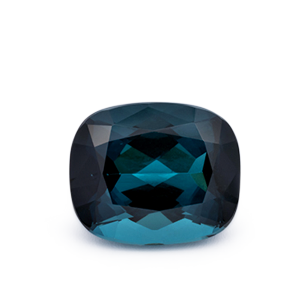 Tourmaline - blue, cushion, 10.1x8.4 mm, 3.55 ct, No. TR991146